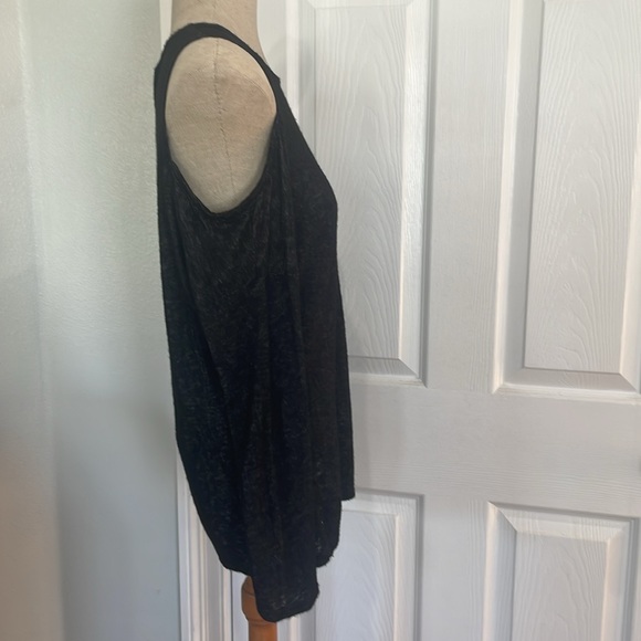 Velvet Graham & Spencer cold shoulder black sweater top Long sleeve womens XS - Picture 5 of 10